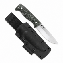 PELTONEN KNIVES RANGER PUUKKO M07 FULL TANG GREEN MICARTA  (KYDEX) - FJP506