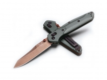 Benchmade OSBORNE 940FE-2601 REVERSE TANTO TAIGA GREEN ALUMINUM