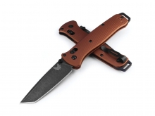 Benchmade BAILOUT 537BK-07 ALUMINIO DE COBRE QUEMADO TANTO LISO