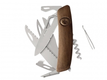 Swiza SH09TR AM SIERRA Y TIJERAS DE BORDE ONDULADO Madera Nogal (KST.0136.6300)