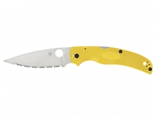 Spyderco NATIVE CHIEF SALT YELLOW SERRATED MAGNACUT C244SYL