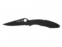 Spyderco POLICE BLACK SS HOJA NEGRA LISA C07BKP