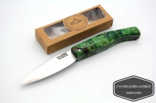 PALLARES BUSA INOX MADERA ESTABILIZADA VERDE 80MM