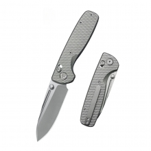 KB (Kubey) Bluff titanio gris S35VN KB383F