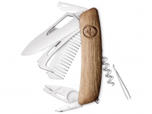 Swiza SH09R-HTT herramienta para caballos y garrapatas, madera de nogal (KNI.0160.6300)