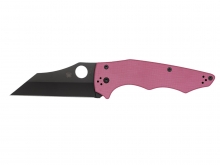 Spyderco YOJUMBO ROSA G-10 HOJA NEGRA LISA C253GPNBKP