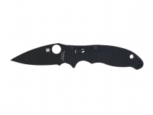 Spyderco MANIX 2 SALT G-10 NEGRO CPM MAGNACUT LISO C101GMCBKP2