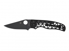 Spyderco EDGERATI BLACK ALUMINIUM BLACK HODE LIINS C266BKALBKP